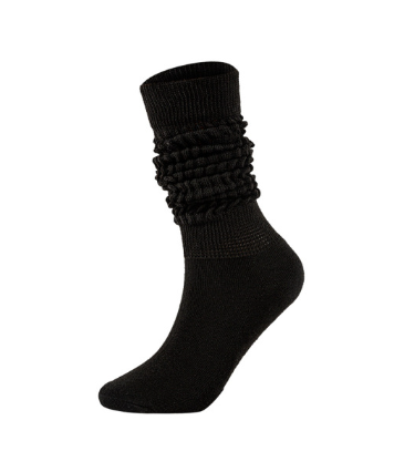 Scrunchy Slouch Socks (Black)