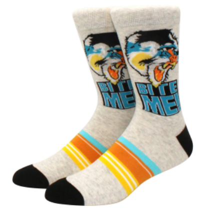 Mandrill "Bite Me!" Crew Socks