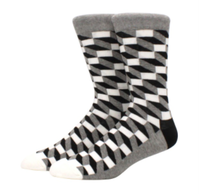 Dimension Checkered Crew Socks (3 options)