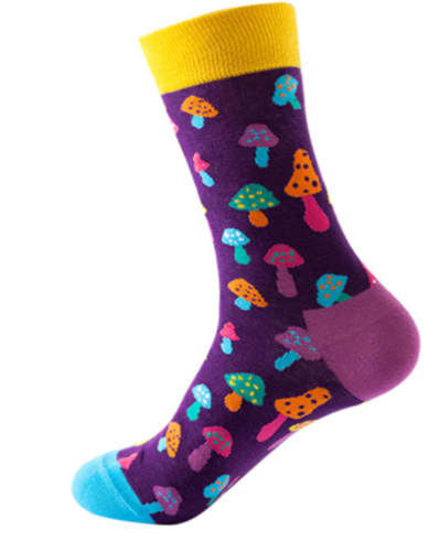 Merry Mushroom Crew Socks