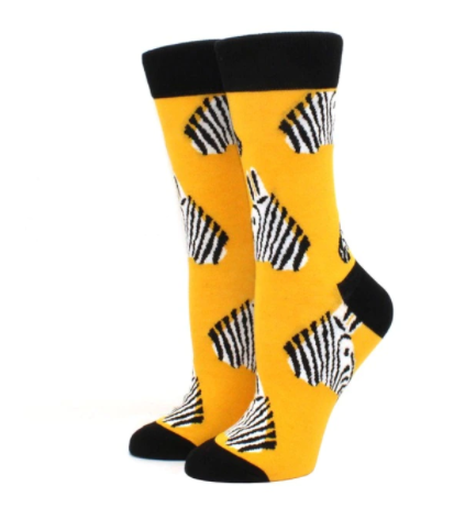 Zebra Crew Socks (3 Options)